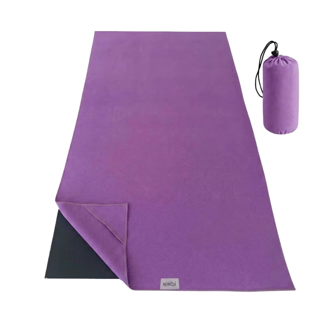 Amazon.com: NORCIA Yoga Towel, Non Slip Hot Yoga Mat Towel with